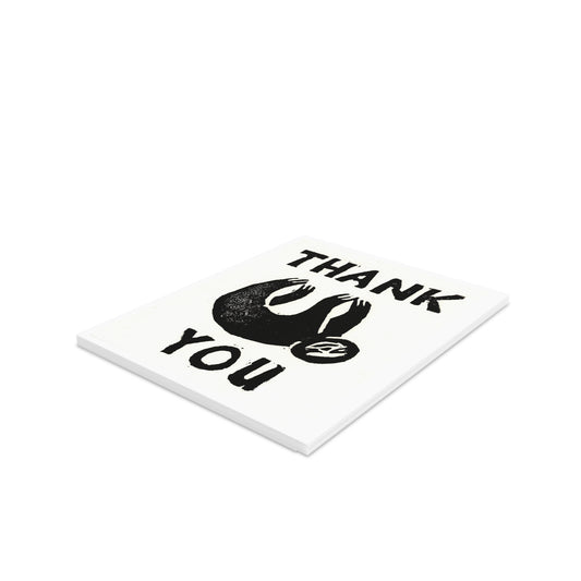 Thank You Sloth Greeting Cards - Pack of 8/16/24