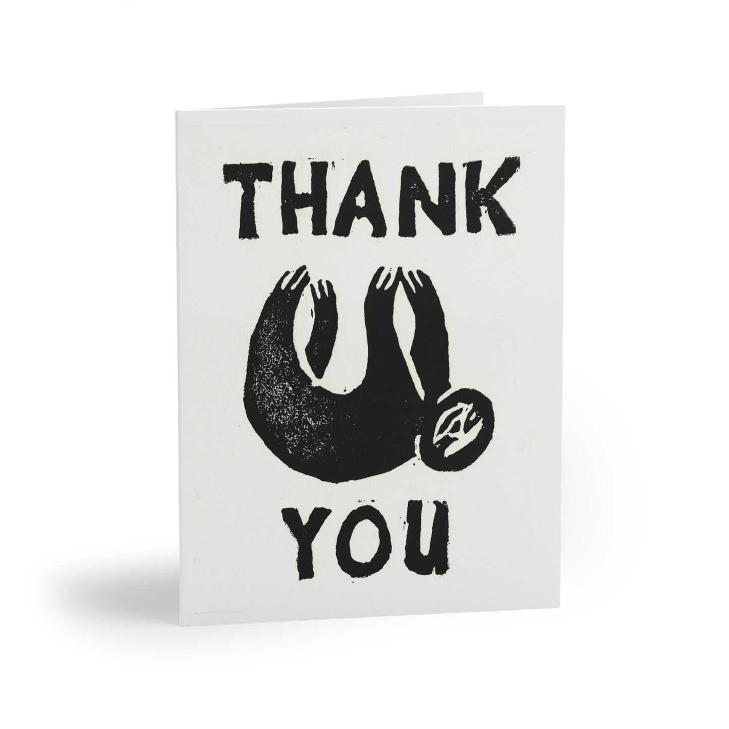 Thank You Sloth Greeting Cards - Pack of 8/16/24